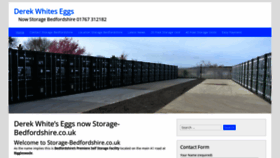 What Derekwhiteseggs.co.uk website looked like in 2022 (1 year ago)