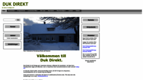 What Dukdirekt.se website looked like in 2022 (1 year ago)