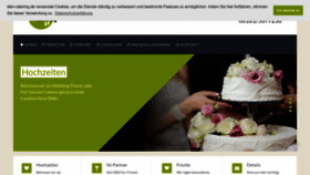 What Dein-catering.de website looked like in 2022 (1 year ago)