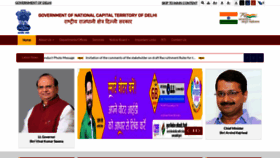 What Delhi.gov.in website looked like in 2022 (1 year ago)