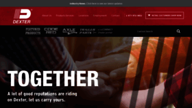 What Dexter-distribution.com website looked like in 2023 (1 year ago)