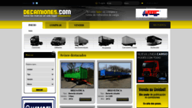 What Decamiones.com website looked like in 2023 (1 year ago)