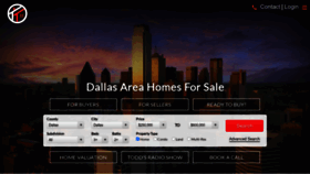 What Dallashomerealty.com website looked like in 2023 (1 year ago)