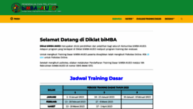 What Diklatbimba.com website looked like in 2023 (1 year ago)
