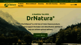 What Drnatura.com website looked like in 2023 (1 year ago)