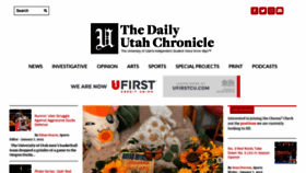 What Dailyutahchronicle.com website looked like in 2023 (1 year ago)