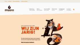 What Doppio-espresso.nl website looked like in 2023 (1 year ago)