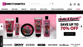 What Directcosmetics.com website looked like in 2023 (1 year ago)