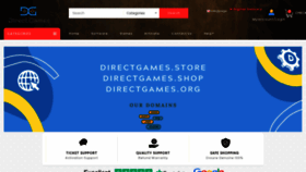 What Directgames.store website looked like in 2023 (1 year ago)