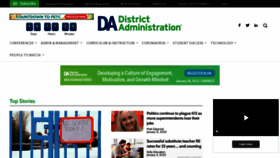 What Districtadministration.com website looked like in 2023 (1 year ago)