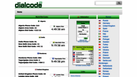 What Dialcode.org website looked like in 2023 (1 year ago)