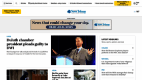 What Duluthnewstribune.com website looked like in 2023 (1 year ago)