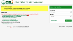 What Dangkyhoc.vnu.edu.vn website looked like in 2023 (1 year ago)