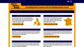What Directholidayhomes.co.uk website looked like in 2023 (1 year ago)
