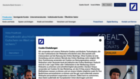 What Deutsche-bank.de website looked like in 2023 (1 year ago)