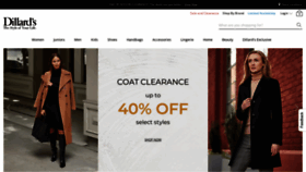 What Dillards.com website looked like in 2023 (1 year ago)