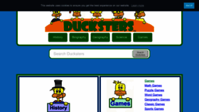 What Ducksters.com website looked like in 2023 (1 year ago)