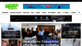 What Deolhonailha.com.br website looked like in 2023 (2 years ago)