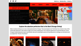 What Diningchicago.com website looked like in 2023 (1 year ago)