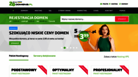 What Domena.pl website looked like in 2023 (1 year ago)