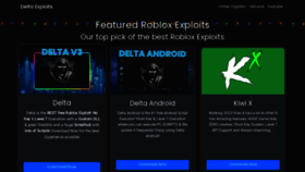 What Deltaexploits.net website looked like in 2023 (1 year ago)