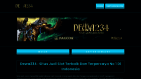 What Dewa234slot.com website looked like in 2023 (1 year ago)