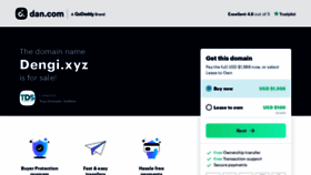 What Dengi.xyz website looked like in 2023 (2 years ago)