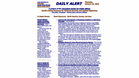 What Dailyalert.org website looked like in 2023 (1 year ago)