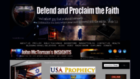 What Defendproclaimthefaith.org website looked like in 2023 (1 year ago)