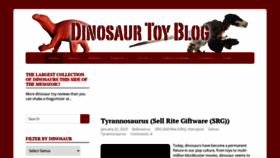 What Dinotoyblog.com website looked like in 2023 (1 year ago)