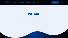 What Develophard.com website looked like in 2023 (2 years ago)