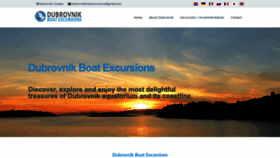 What Dubrovnik-boat-excursions.com website looked like in 2023 (1 year ago)