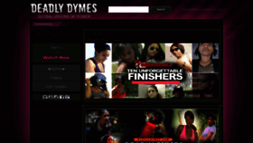 What Deadlydymes.com website looked like in 2023 (1 year ago)