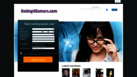 What Dating4gamers.com website looked like in 2023 (1 year ago)