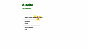 What D-seite.de website looked like in 2023 (1 year ago)