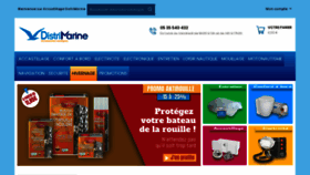 What Distrimarine.com website looked like in 2023 (1 year ago)
