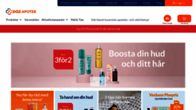 What Dozapotek.se website looked like in 2023 (2 years ago)