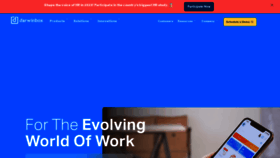 What Darwinbox.in website looked like in 2023 (2 years ago)