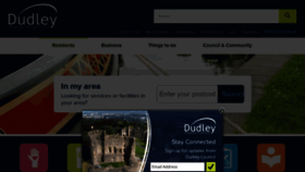 What Dudley.gov.uk website looked like in 2023 (1 year ago)