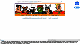 What Digitalcomicmuseum.com website looked like in 2023 (1 year ago)