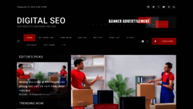 What Digitalseo.click website looked like in 2023 (1 year ago)