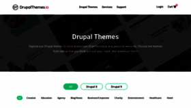 What Drupalthemes.io website looked like in 2023 (2 years ago)