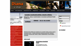 What Dianacb.cz website looked like in 2023 (1 year ago)