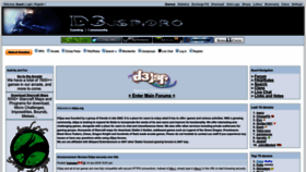 What D3jsp.org website looked like in 2023 (1 year ago)