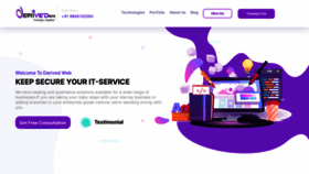 What Derivedweb.com website looked like in 2023 (2 years ago)