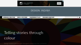 What Designindaba.com website looked like in 2023 (1 year ago)