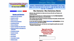 What Dreamthisday.com website looked like in 2023 (1 year ago)