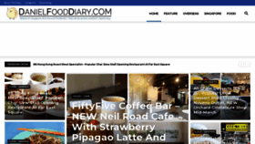 What Danielfooddiary.com website looked like in 2023 (1 year ago)
