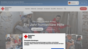 What Drk.de website looked like in 2023 (2 years ago)