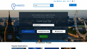 What Divento.com website looked like in 2023 (1 year ago)